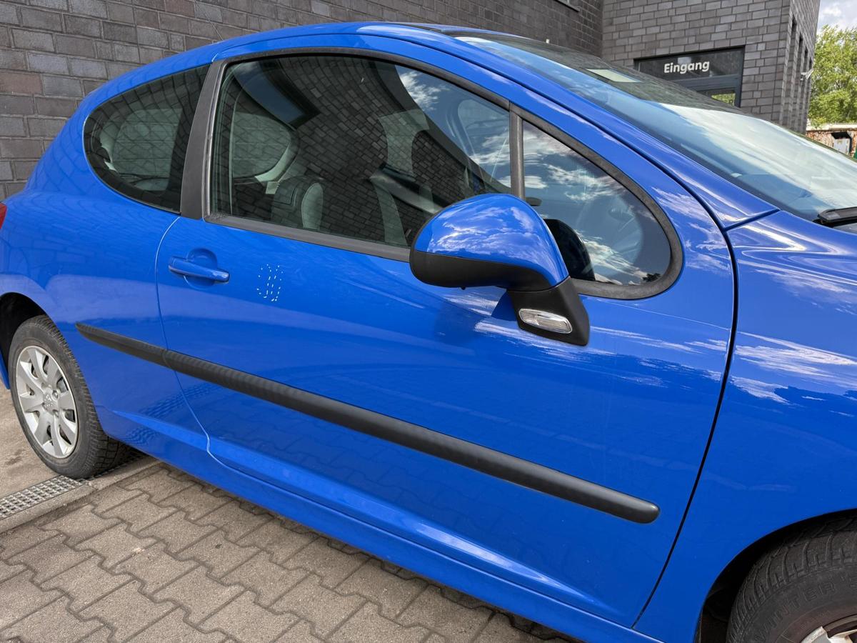 Peugeot 207 original Tür rechts EGJ Blau Santorin Rohbau BJ07